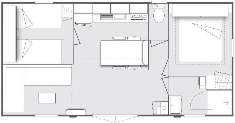 Mobil Home Du Lac - Camping 4 Etoiles Aureilhan  Екстериор снимка